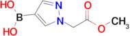 (1-(2-Methoxy-2-oxoethyl)-1H-pyrazol-4-yl)boronic acid