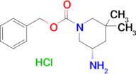 Benzyl (S)-5-amino-3,3-dimethylpiperidine-1-carboxylate hydrochloride
