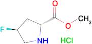 Methyl (2R,4S)-4-fluoropyrrolidine-2-carboxylate hydrochloride