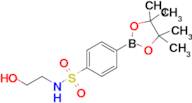 N-(2-Hydroxyethyl)-4-(4,4,5,5-tetramethyl-1,3,2-dioxaborolan-2-yl)benzenesulfonamide