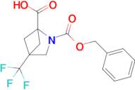 2-((Benzyloxy)carbonyl)-4-(trifluoromethyl)-2-azabicyclo[2.1.1]hexane-1-carboxylic acid