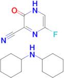 6-Fluoro-3-oxo-3,4-dihydropyrazine-2-carbonitrile compound with dicyclohexylamine (1:1)