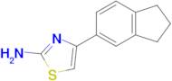 4-(2,3-Dihydro-1h-inden-5-yl)-1,3-thiazol-2-ylamine