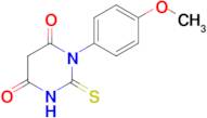 1-(4-Methoxyphenyl)-2-thioxodihydro-4,6(1H,5H)-pyrimidinedione