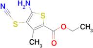 Ethyl 5-amino-3-methyl-4-thiocyanatothiophene-2-carboxylate