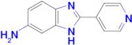 2-(pyridin-4-yl)-1H-1,3-benzodiazol-6-amine