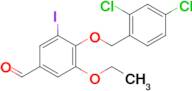 4-[(2,4-Dichlorobenzyl)oxy]-3-ethoxy-5-iodobenzaldehyde