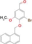 3-Bromo-5-methoxy-4-(1-naphthylmethoxy)benzaldehyde