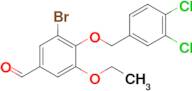 3-Bromo-4-[(3,4-dichlorobenzyl)oxy]-5-ethoxybenzaldehyde