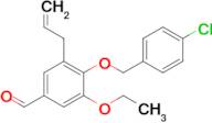 3-Allyl-4-[(4-chlorobenzyl)oxy]-5-ethoxybenzaldehyde