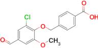 4-[(2-Chloro-4-formyl-6-methoxyphenoxy)methyl]benzoic acid