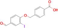 4-[(4-Formyl-2-iodophenoxy)methyl]benzoic acid