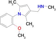 1-(1-(2-Methoxyphenyl)-2,5-dimethyl-1h-pyrrol-3-yl)-n-methylmethanamine