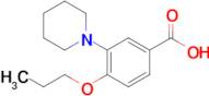 3-Piperidin-1-yl-4-propoxybenzoic acid