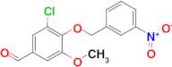 3-Chloro-5-methoxy-4-[(3-nitrobenzyl)oxy]benzaldehyde