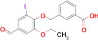 3-((2-Ethoxy-4-formyl-6-iodophenoxy)methyl)benzoic acid