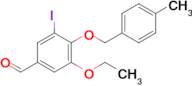 3-Ethoxy-5-iodo-4-[(4-methylbenzyl)oxy]benzaldehyde