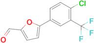 5-[4-Chloro-3-(trifluoromethyl)phenyl]-2-furaldehyde