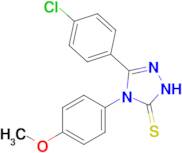 3-(4-chlorophenyl)-4-(4-methoxyphenyl)-4,5-dihydro-1H-1,2,4-triazole-5-thione