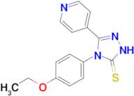 4-(4-ethoxyphenyl)-3-(pyridin-4-yl)-4,5-dihydro-1H-1,2,4-triazole-5-thione