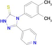 4-(3,4-dimethylphenyl)-3-(pyridin-4-yl)-4,5-dihydro-1H-1,2,4-triazole-5-thione