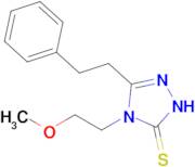 4-(2-methoxyethyl)-3-(2-phenylethyl)-4,5-dihydro-1H-1,2,4-triazole-5-thione