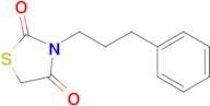 3-(3-Phenylpropyl)-1,3-thiazolidine-2,4-dione