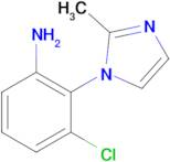 3-Chloro-2-(2-methyl-1h-imidazol-1-yl)aniline