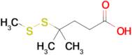 4-Methyl-4-(methyldisulfanyl)pentanoic acid