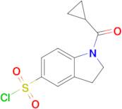 1-(Cyclopropylcarbonyl)-5-indolinesulfonyl chloride