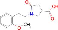 1-[2-(2-Methoxyphenyl)ethyl]-5-oxo-3-pyrrolidinecarboxylic acid