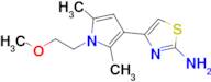 4-[1-(2-Methoxyethyl)-2,5-dimethyl-1h-pyrrol-3-yl]-1,3-thiazol-2-amine