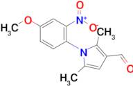 1-(4-Methoxy-2-nitrophenyl)-2,5-dimethyl-1h-pyrrole-3-carbaldehyde