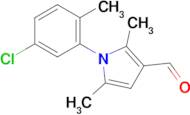 1-(5-Chloro-2-methylphenyl)-2,5-dimethyl-1h-pyrrole-3-carbaldehyde