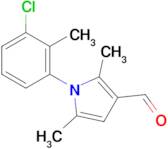 1-(3-Chloro-2-methylphenyl)-2,5-dimethyl-1h-pyrrole-3-carbaldehyde