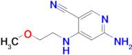 6-Amino-4-((2-methoxyethyl)amino)nicotinonitrile