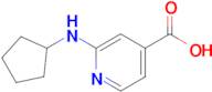 2-(Cyclopentylamino)isonicotinic acid