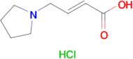 (E)-4-(Pyrrolidin-1-yl)but-2-enoic acid hydrochloride