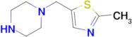 2-Methyl-5-(piperazin-1-ylmethyl)thiazole