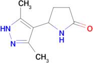 5-(3,5-Dimethyl-1H-pyrazol-4-yl)pyrrolidin-2-one