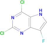 2,4-Dichloro-7-fluoro-5H-pyrrolo[3,2-d]pyrimidine