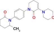 1-(4-(2-Methyl-6-oxopiperidin-1-yl)phenyl)-3-morpholino-5,6-dihydropyridin-2(1H)-one