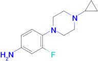 4-(4-Cyclopropylpiperazin-1-yl)-3-fluoroaniline