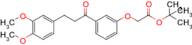 Tert-Butyl 2-{3-[3-(3,4-dimethoxyphenyl)propanoyl]phenoxy}acetate