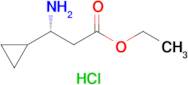 Ethyl (R)-3-amino-3-cyclopropylpropanoate hydrochloride