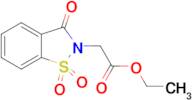 Ethyl 2-(1,1-dioxido-3-oxobenzo[d]isothiazol-2(3H)-yl)acetate