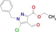 Ethyl 1-benzyl-5-chloro-4-formyl-1H-pyrazole-3-carboxylate