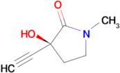 (S)-3-Ethynyl-3-hydroxy-1-methylpyrrolidin-2-one