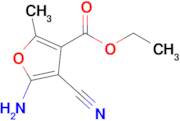Ethyl 5-amino-4-cyano-2-methylfuran-3-carboxylate