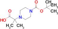 2-(4-(tert-Butoxycarbonyl)piperazin-1-yl)-2-methylpropanoic acid